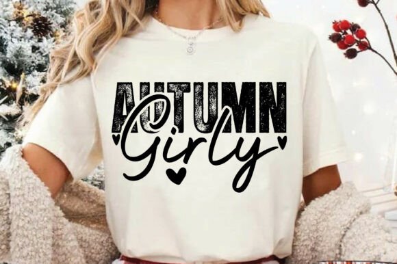 Autumn Girly SVG: Perfect Graphics for Crafts