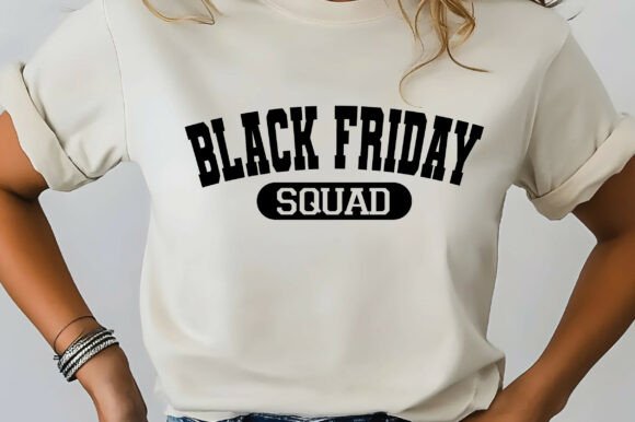 Black Friday Squad SVG PNG T Shirt for Graphics and Crafts