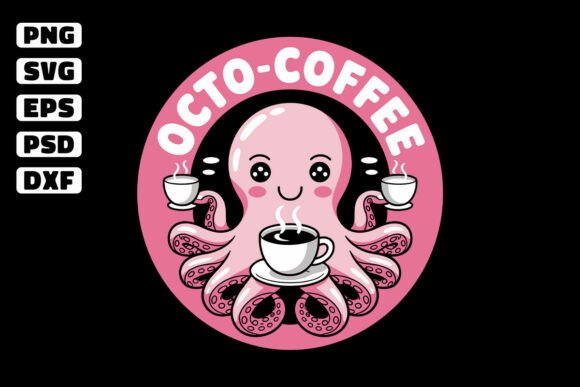 Coffee Ocean Lover Vibe Design SVG: A Versatile Graphics Asset for Crafts