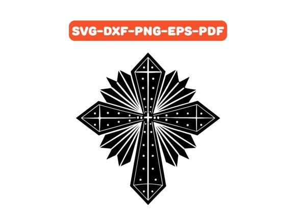 Crystal Studded Cross SVG: A Versatile Graphics Asset for Crafts