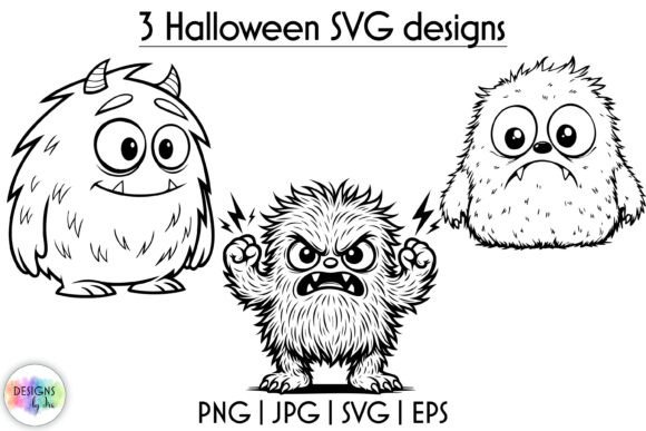 Cute Halloween Monsters SVG: A Must-Have for Creative Crafts and Graphics