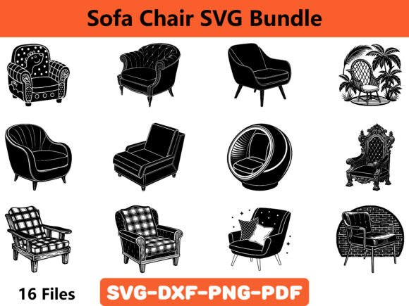 Exploring Sofa Chair SVG Bundle for Local Business Branding