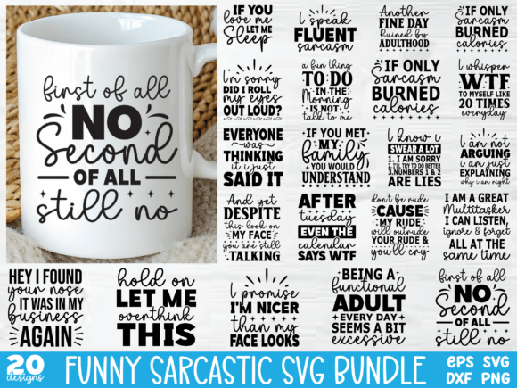 Funny Sarcastic Svg Bundle: A Graphics Gem for Crafts