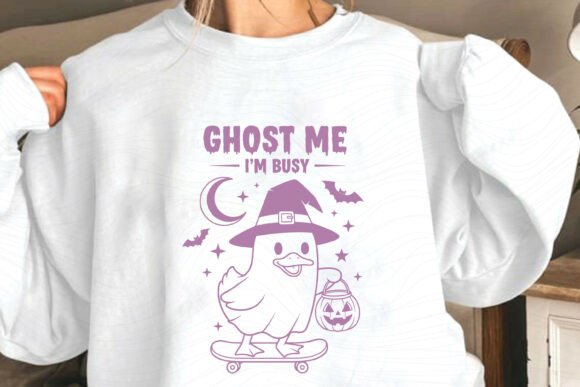 Ghost Me I’m Busy: A Halloween Duck SVG for Crafts
