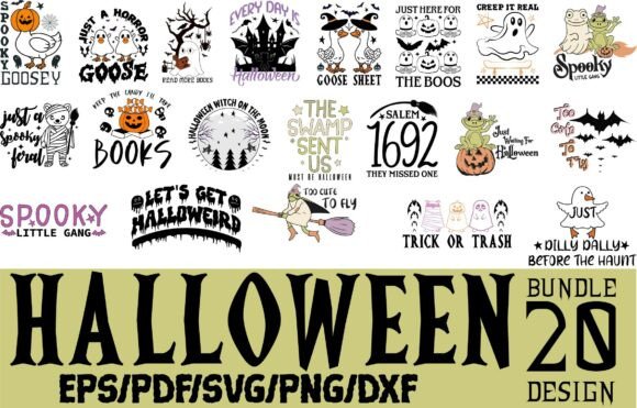 Halloween Bundle SVG PNG: A Must for Creative Crafts and Graphics