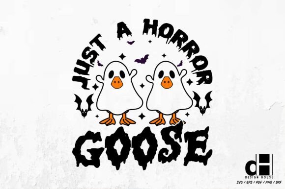 Halloween Goose Just a Horror SVG PNG for Creative Graphics