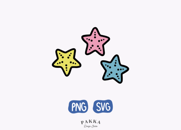 Hand Drawn Summer Starfish SVG PNG for Graphics and Crafts