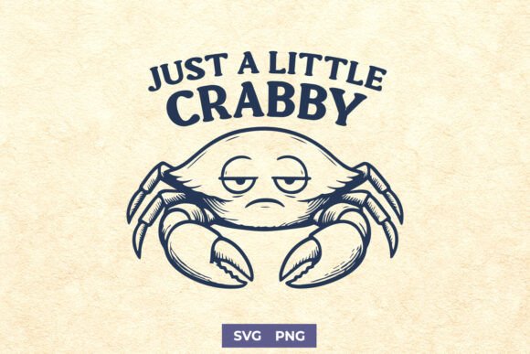Just a Little Crabby: A Quirky SVG Design