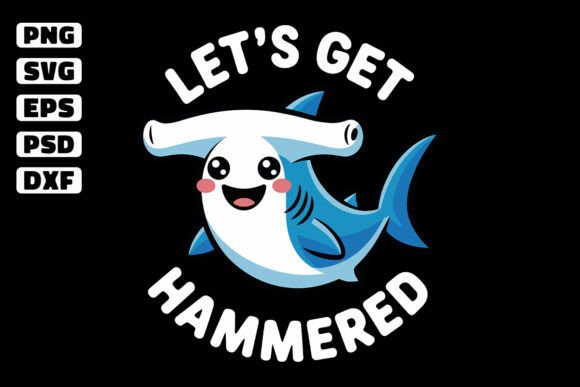 Let's Get Hammered Shark SVG: A Fun and Versatile Design