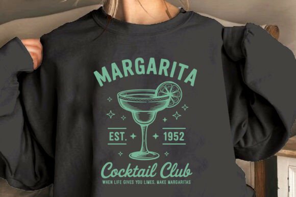 Margarita Cocktail Club SVG Design for Creative Crafts