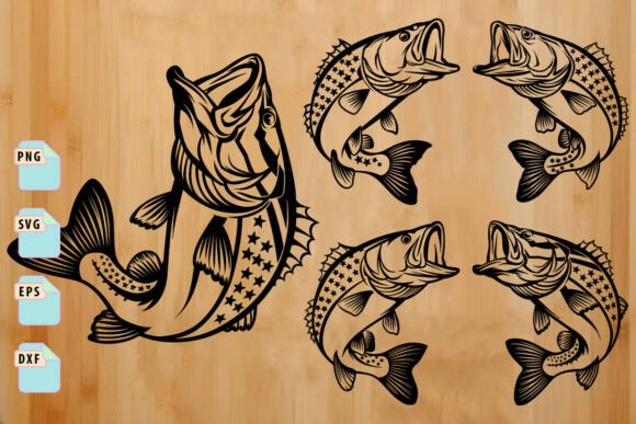 Patriotic Fish SVG: A Versatile Craft and Graphics Bundle