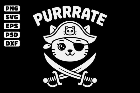 Pirate Cat SVG: A Fun Graphic for Crafts and Digital Sellers