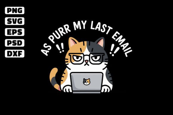 Review: As Purr My Last Email Angry Cat SVG