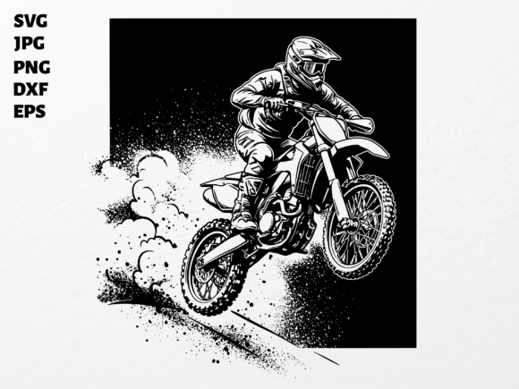 Review: Motocross Rider SVG for Cricut in Graphics and Crafts