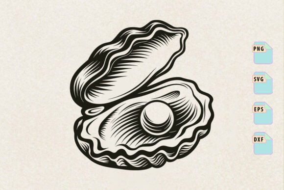 Review: Pearl Shell Svg, Seashell with Pearl Png