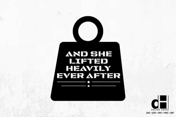 She Lifted Heavy Weightlifting SVG PNG for Crafts and Graphics