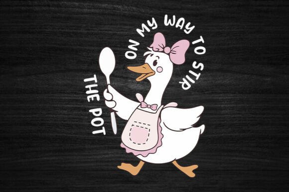 Snarky Goose Retro SVG: A Fun Graphic for Crafts