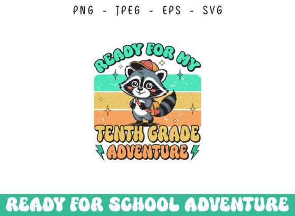 Tenth Grade School Adventure Retro SVG Review